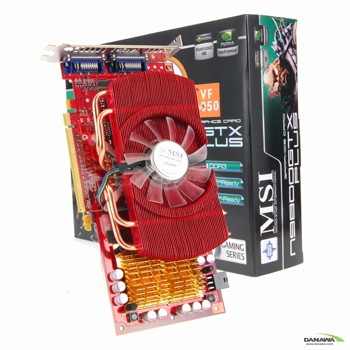 MSI ������ 9800GTX+ N9800GTX PLUS-2D512 O.C 512MB VF1050 �����ڽ�