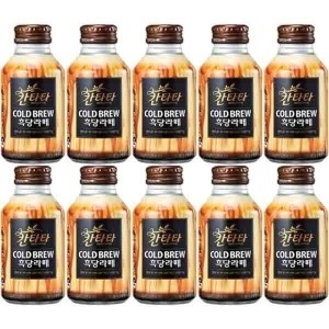 롯데칠성음료 칸타타 콜드브루 흑당라떼 275ml (20개)