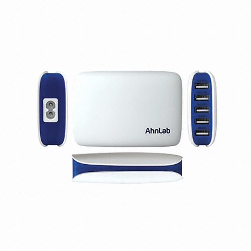 AhnLab 2.1A 5포트 충전기 MP-508_이미지