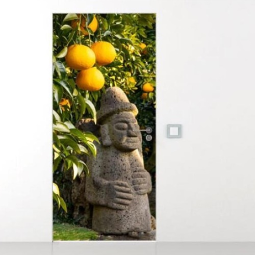 꾸밈 귤나무와제주돌하르방 gb794