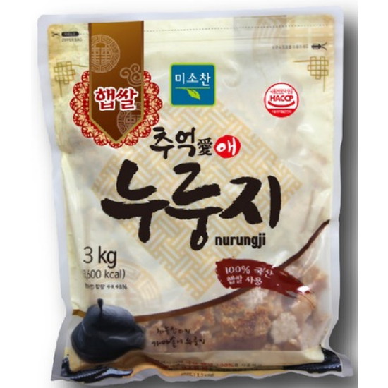 영화식품 미소찬 추억애 누룽지 3kg (1개)