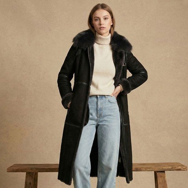 리오벨 폭스 카라 하이넥 무스탕 1079880_이미지