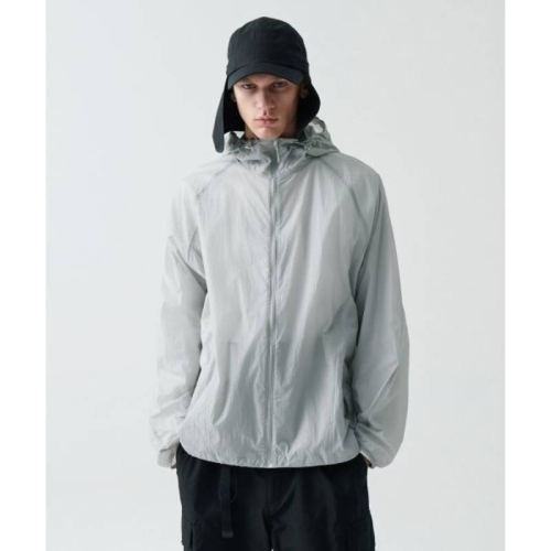 무신사 스탠다드 시티 레저 시어 윈드브레이커 재킷 라이트 그레이 MMDJJ5Z02-LG 338605