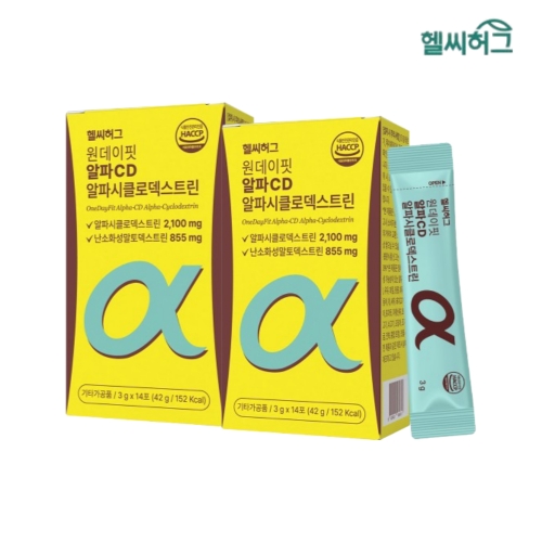 헬씨허그 원데이핏 알파CD 알파시클로덱스트린 14포 (4개)_이미지