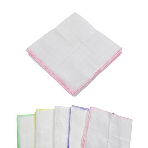 영화사 영화 가제무지 순면 뛰어난 흡수력 민무늬 가제 무지 손수건 10매 1세트