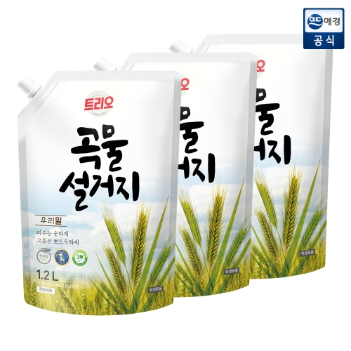트리오 곡물설거지 우리밀