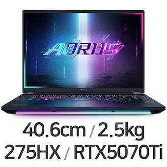 GIGABYTE <b>AORUS</b> <b>MASTER</b> 16 BXH 64GB램
