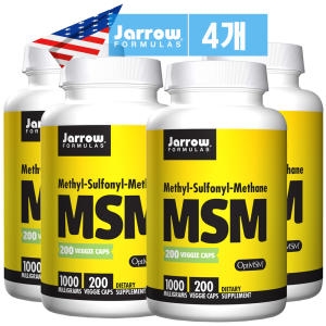 자로우포뮬러스 MSM 1000mg 200캡슐 (4개)_이미지