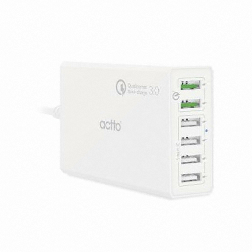 60W 6포트 듀얼 충전기 MCU-06