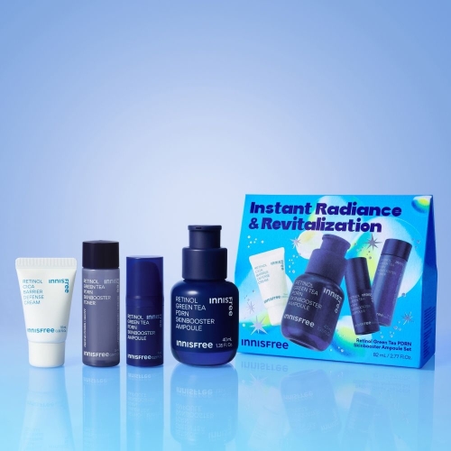 아모레퍼시픽 이니스프리 레티놀 그린티 PDRN 스킨부스터 앰플 40ml (기획세트)