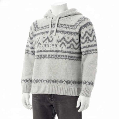 CP컴퍼니 CP COMPANY Jacquard Wool Knit Hooded Sweater 19CMKN291A 110507J V01 ..