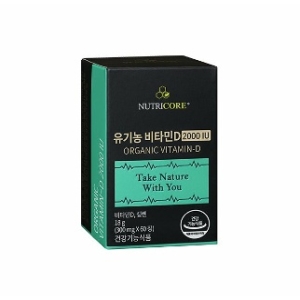 뉴트리코어 유기농 비타민D 2000IU 60정 (2개)