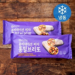 남향푸드또띠아 콤비네이션피자 통밀브리또 4개입 냉동 500g 1개
