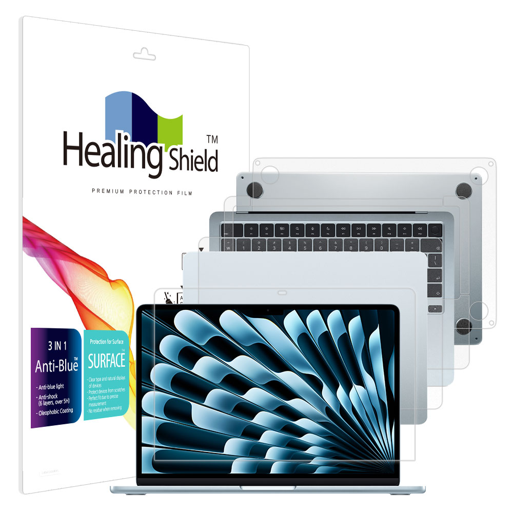 폰트리 힐링쉴드 애플 2025 맥북에어13 M4 블루라이트차단