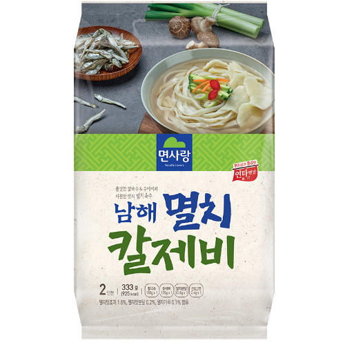 면사랑 남해 멸치칼제비 333g (1개)_이미지