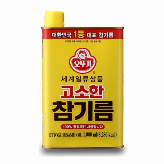 오뚜기 고소한 참기름 1L (5개)