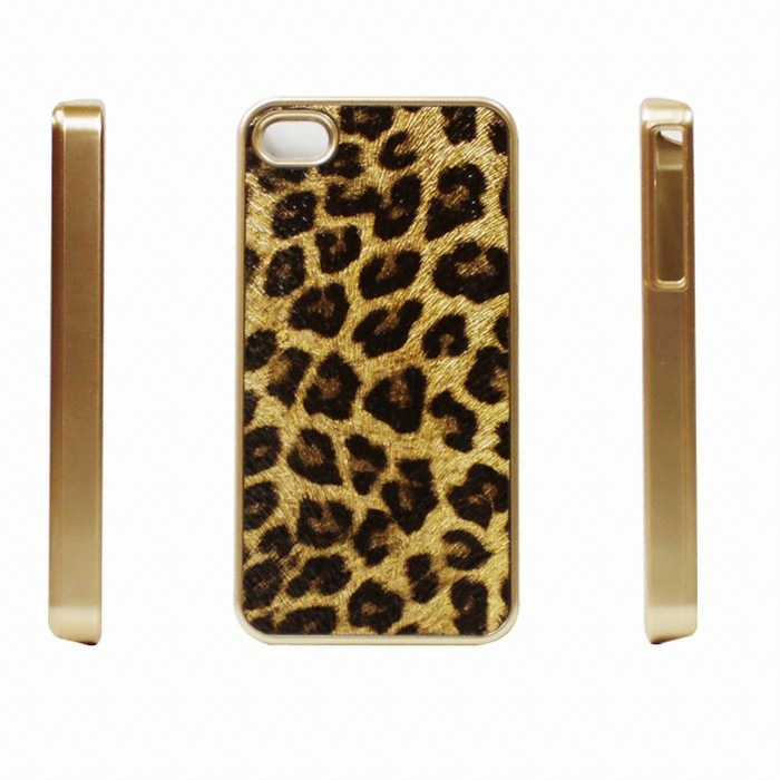아이커버 LEOPARD CASE BROWN combi panel (아이폰4/4S)_이미지