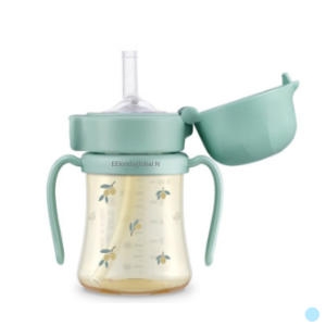 그로미미  PPSU 올리브 추빨대컵 200ml (1개)