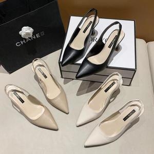 셀러허브 SWHM0123 3컬러 여성 슬링백 펌프스힐 여름 미들힐 베이직 구두 S12554363