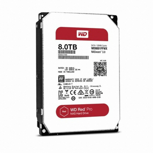 Western Digital WD RED Pro 7200/128M/해외구매 (8TB, WD8001FFWX)