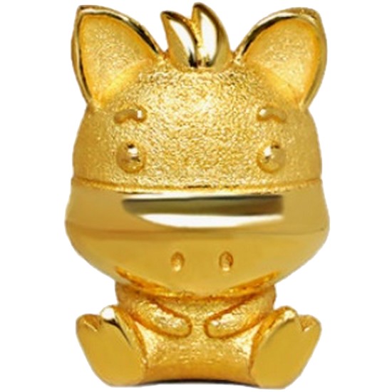 한국금다이아몬드 말 기념품 십이지신 피규어 3g (1개)