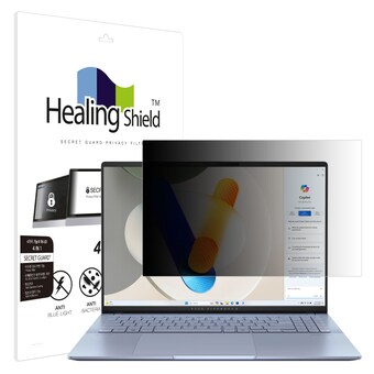 폰트리 힐링쉴드 <b>ASUS</b> <b>비보</b><b>북</b> <b>S</b> <b>16</b> <b>OLED</b> <b>S</b>5606 항균 블루라이트컷 양면 정보보안 액정보호필름