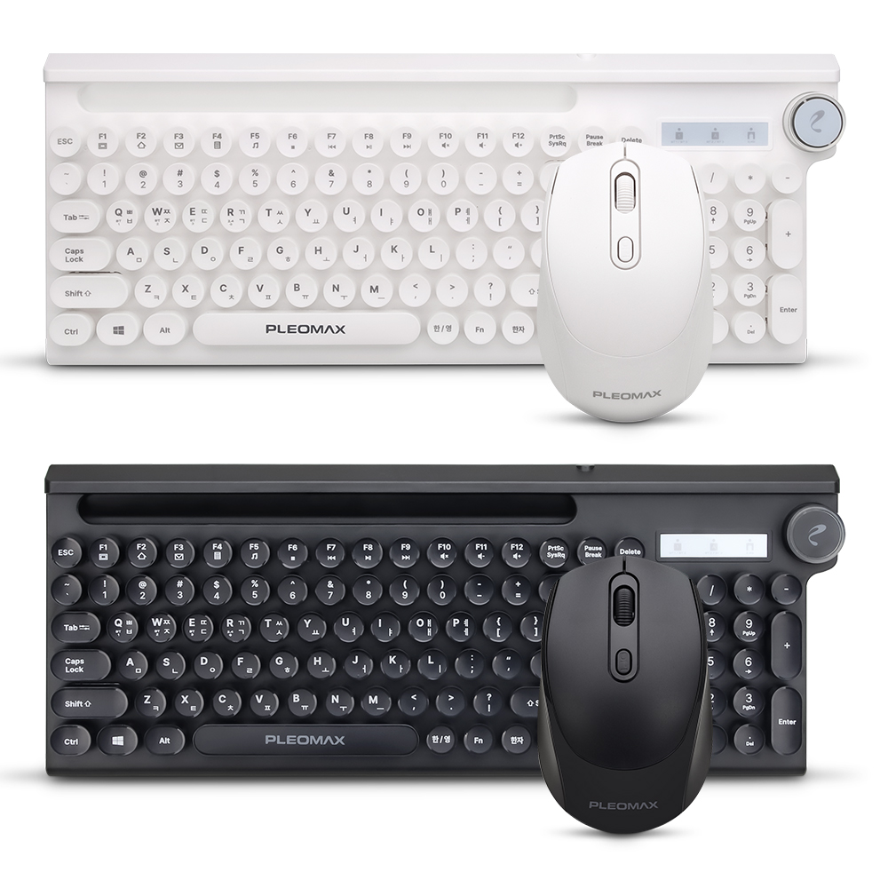 플레오맥스 PBC-500 무선 키보드 마우스 세트이미지입니다. 누르면 해당 게시물로 새창이동합니다.