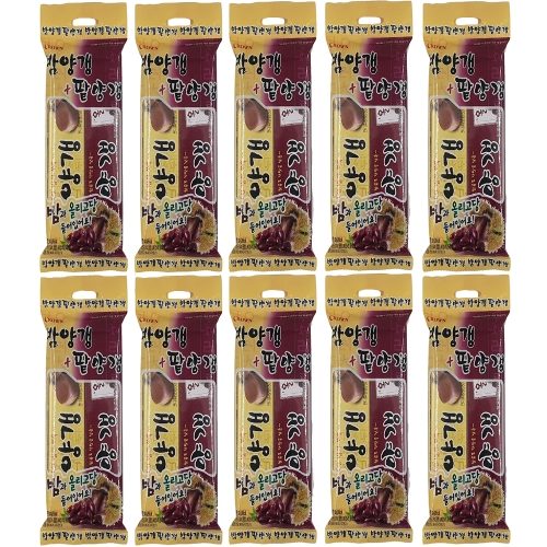 크라운제과 밤양갱 + 팥양갱 입 100g (10개)_이미지