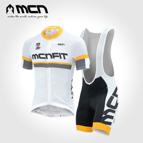 MCN 루멘 화이트 세트(메쉬반팔져지+4부패드바지 빕)