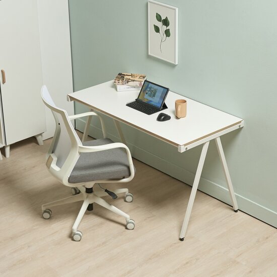  에보니아 브베 철재 와이드형 책상 [1200x600]