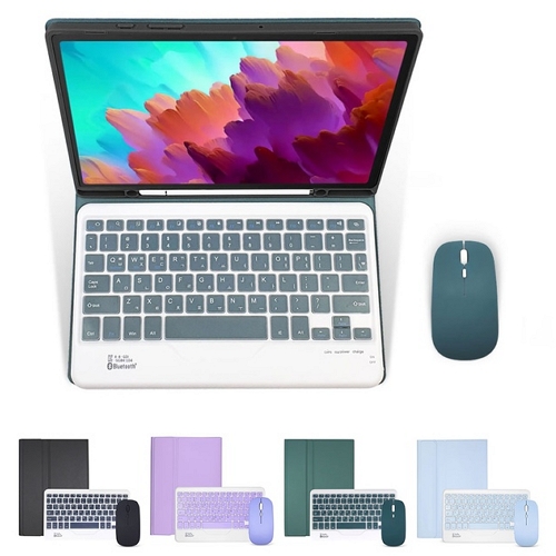 골드다이크 AZV 레노버 탭 P12 QHD 콤비 블루투스 마우스 키보드 케이스