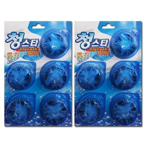 태광 청스타 화장실 변기살균 세정제 10알 양변기청소 화장