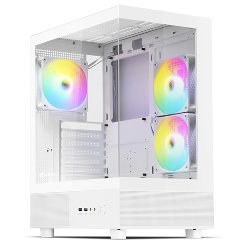 darkFlash DB330X RGB 강화유리 (화이트)_이미지