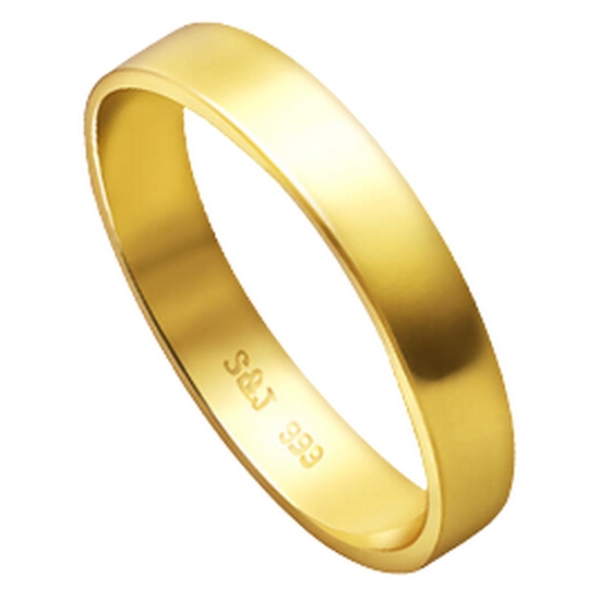수앤진골드 베이직 플랫 반지 3.75g_이미지
