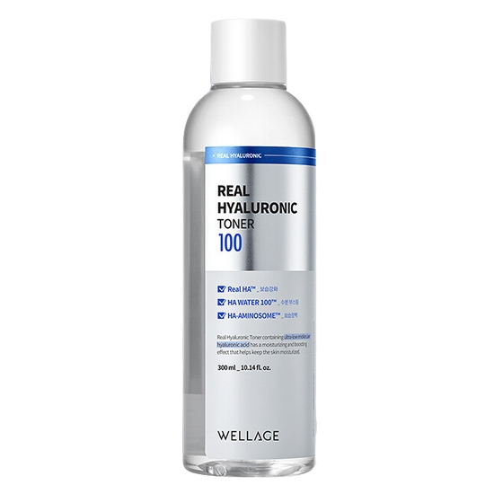 웰라쥬 리얼 히알루로닉 100 토너 300ml (1개)
