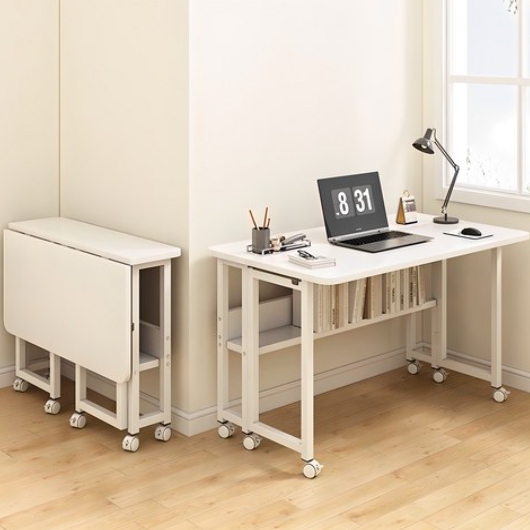 업그레이드 슬림형 바퀴형 폴딩 책상