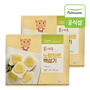풀무원 풀스키즈 노랑하트 백설기 400g x 2개_이미지