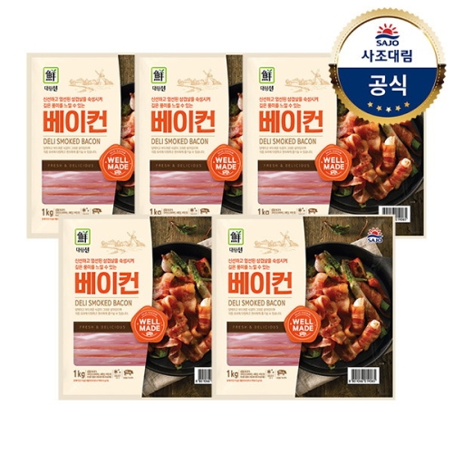 사조대림 대림선 베이컨 1kg (5개)