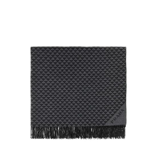 ����� Embroidered �� blend Symbole Double blanket OX10132GAPF0N11 T