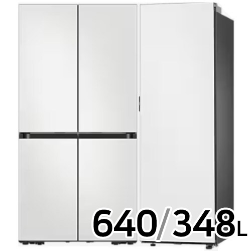 삼성전자 비스포크 키친핏 Max <b>RM70F63R2A</b> + 키친핏 코타 RQ34C7915AP (화이트)