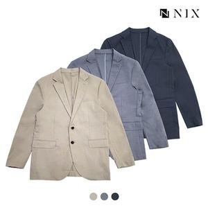 닉스 남 스판 레귤러핏 싱글 자켓 FNPECJV101P