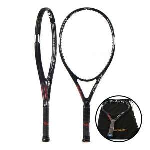 토알슨 OVR 117 V2.0 249g 16x19 BK 테니스 라켓 무료 스트링