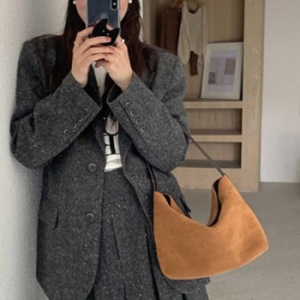 라일리 Rly 여자 주말 외출 가을 겨울 스웨이드 토트 백 코디 23580899_이미지