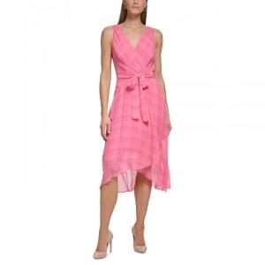 타미힐피거 New 여성 Hi Low 슬리브리스 Fit 플레어 Dress A6115 2180927_이미지