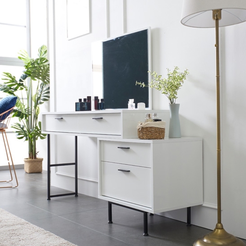 블리스데코 라네 거울포함 화장대 1200_이미지