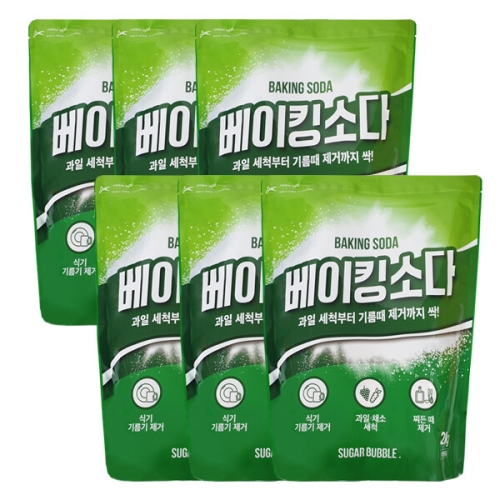 슈가버블 베이킹소다 2kg (6개)
