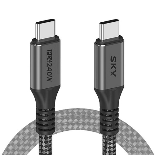 SKY 비트 썬더볼트4 C to C타입 240W 케이블 SKY-C-C2PDUSB4 (1.2m)_이미지