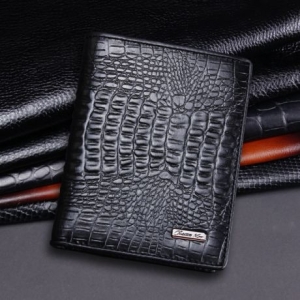 크리스찬케리 남성용 소가죽 중지갑 CK-2204 블랙 90 x 115 x 19 mm_이미지