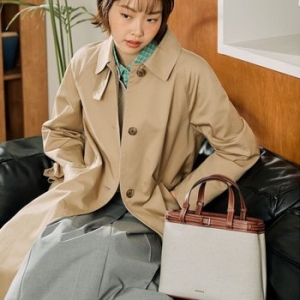 파인 스몰 토트백 브릭_BE53D3M01C