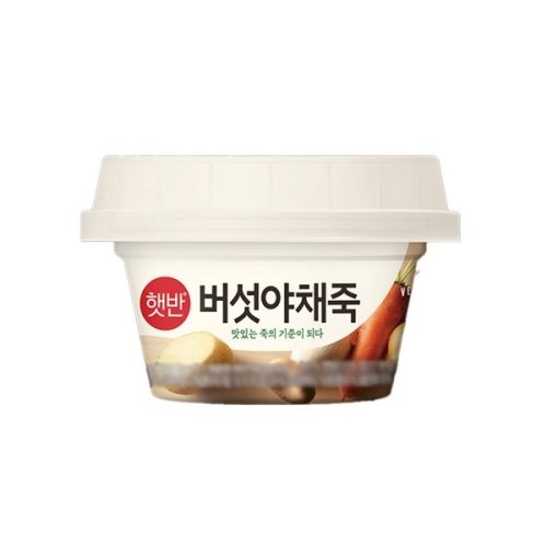 CJ제일제당 햇반 버섯야채죽 268g (7개)